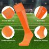 imageAmerican Trends Baseball Socks and Belt Combo Set for Youth Adult 3 Football Baseball Socks with Baseball BeltOrange