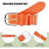 imageAmerican Trends Baseball Socks and Belt Combo Set for Youth Adult 3 Football Baseball Socks with Baseball BeltOrange