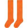 imageAmerican Trends Women Softball Socks Knee High Tube Socks Long Baseball Soccer Socks for Youth Girls1 Pack Orange