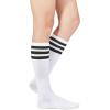 imageAmerican Trends Women Softball Socks Knee High Tube Socks Long Baseball Soccer Socks for Youth Girls1 Pack White Black