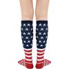 imageKnee High Socks Athletic Women Tube for Teen Girl Cosplay 1 Pack One Size1 Pack American Flag
