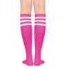 imageKnee High Socks Athletic Women Tube for Teen Girl Cosplay 1 Pack One Size1 Pack Hot Pink White