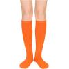 imageKnee High Socks Athletic Women Tube for Teen Girl Cosplay 1 Pack One Size1 Pack Orange
