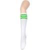imageKnee High Socks Athletic Women Tube for Teen Girl Cosplay 1 Pack One Size1 Pack White Green