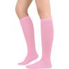 imageKnee High Socks Athletic Women Tube for Teen Girl Cosplay 1 Pack One SizePink