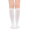 imageKnee High Socks Athletic Women Tube for Teen Girl Cosplay 1 Pack One SizeWhite