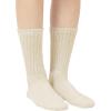 imageAmerican Trends Crew Socks for Women Casual Scrunch Retro Crew Socks Solid Color Stacked Tube SocksBeige