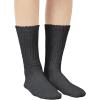 imageAmerican Trends Crew Socks for Women Casual Scrunch Retro Crew Socks Solid Color Stacked Tube SocksGrey