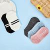 imageAmerican Trends Pilates Socks with Grips for Women Yoga Socks Barre Socks Non Slip Socks1 Pairgrey