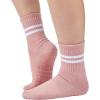 imageAmerican Trends Pilates Socks with Grips for Women Yoga Socks Barre Socks Non Slip Socks1 Pairwhite