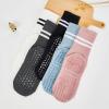 imageAmerican Trends Pilates Socks with Grips for Women Yoga Socks Barre Socks Non Slip Socks3 Pairslight Blue Light Purple Light Green