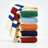 imageAmerican Trends Womens Striped Socks Retro Crew Socks Women Slouchy Athletic Calf Tube Socks2packblue Red Stripe