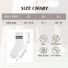 imageAmerican Trends Womens Striped Socks Retro Crew Socks Women Slouchy Athletic Calf Tube Socks3pack Pinkwhiteblack