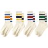 imageAmerican Trends Womens Striped Socks Retro Crew Socks Women Slouchy Athletic Calf Tube SocksMulticolor41
