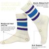 imageAmerican Trends Womens Striped Socks Retro Crew Socks Women Slouchy Athletic Calf Tube SocksMulticolor43