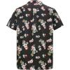 imageHawaiian Shirt for Men Button Down Short Sleeve Casual Beach Shirt Summer Wear Stylish Tropical Print Shirts1 Pineapple Flower