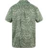 imageHawaiian Shirt for Men Button Down Short Sleeve Casual Beach Shirt Summer Wear Stylish Tropical Print Shirts2 Green Leaf