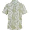 imageHawaiian Shirt for Men Button Down Short Sleeve Casual Beach Shirt Summer Wear Stylish Tropical Print Shirts2 Palm Leaf Green
