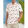 imageHawaiian Shirt for Men Button Down Short Sleeve Casual Beach Shirt Summer Wear Stylish Tropical Print Shirts3 Cinco De Mayo