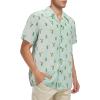 imageHawaiian Shirt for Men Button Down Short Sleeve Casual Beach Shirt Summer Wear Stylish Tropical Print Shirts3 Clover Men
