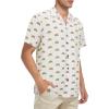 imageHawaiian Shirt for Men Button Down Short Sleeve Casual Beach Shirt Summer Wear Stylish Tropical Print Shirts3 Rainbow