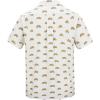 imageHawaiian Shirt for Men Button Down Short Sleeve Casual Beach Shirt Summer Wear Stylish Tropical Print Shirts3 Rainbow