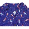 imageHawaiian Shirt for Men Button Down Short Sleeve Casual Beach Shirt Summer Wear Stylish Tropical Print Shirts4 Firework Tube