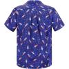 imageHawaiian Shirt for Men Button Down Short Sleeve Casual Beach Shirt Summer Wear Stylish Tropical Print Shirts4 Firework Tube