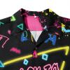 imageHawaiian Shirt for Men Button Down Short Sleeve Casual Beach Shirt Summer Wear Stylish Tropical Print Shirts80s Radio Wave