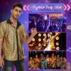 imageMens 70S Disco Outfits Sequin Shirt Short Sleeve Button Down Shirts Party Novelty Shirts Nightclub Christmas Prom CostumeSilver Lattice