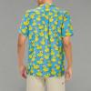 imageMens Hawaiian Shirt Floral Print Aloha Shirt Comfortable Novelty Button Down Shirts Casual Short Sleeve Beachwear for Men1 Blue Yellow Ducky