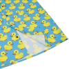 imageMens Hawaiian Shirt Floral Print Aloha Shirt Comfortable Novelty Button Down Shirts Casual Short Sleeve Beachwear for Men1 Blue Yellow Ducky
