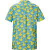 imageMens Hawaiian Shirt Floral Print Aloha Shirt Comfortable Novelty Button Down Shirts Casual Short Sleeve Beachwear for Men1 Blue Yellow Ducky