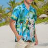 imageMens Hawaiian Shirt Floral Print Aloha Shirt Comfortable Novelty Button Down Shirts Casual Short Sleeve Beachwear for Men1 Coconut Tree Cat