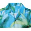 imageMens Hawaiian Shirt Floral Print Aloha Shirt Comfortable Novelty Button Down Shirts Casual Short Sleeve Beachwear for Men1 Coconut Tree Cat