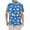 imageMens Hawaiian Shirt Floral Print Aloha Shirt Comfortable Novelty Button Down Shirts Casual Short Sleeve Beachwear for Men1 Shark
