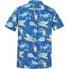 imageMens Hawaiian Shirt Floral Print Aloha Shirt Comfortable Novelty Button Down Shirts Casual Short Sleeve Beachwear for Men1 Shark