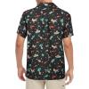 imageMens Hawaiian Shirt Floral Print Aloha Shirt Comfortable Novelty Button Down Shirts Casual Short Sleeve Beachwear for Men3 Cinco De Mayo Black