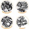 imageMens Hawaiian Shirt Floral Print Aloha Shirt Comfortable Novelty Button Down Shirts Casual Short Sleeve Beachwear for Men3 Skull Flower