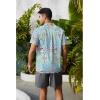 imageMens Hawaiian Shirt Floral Print Aloha Shirt Comfortable Novelty Button Down Shirts Casual Short Sleeve Beachwear for Men4 Ethnic Geometry
