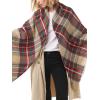 imageSweet Gifts for Women  Scarves for Women Gifts Plaid Blanket Scarf Trendy Tartan Scarves Oversized Wrap Shawl GiftColorful Red