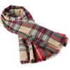 imageSweet Gifts for Women  Scarves for Women Gifts Plaid Blanket Scarf Trendy Tartan Scarves Oversized Wrap Shawl GiftColorful Red