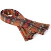 imageSweet Gifts for Women  Scarves for Women Gifts Plaid Blanket Scarf Trendy Tartan Scarves Oversized Wrap Shawl GiftOrange