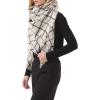 imageSweet Gifts for Women  Scarves for Women Gifts Plaid Blanket Scarf Trendy Tartan Scarves Oversized Wrap Shawl GiftWhite Black Plaid