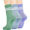 3 Pairs-light Blue Light Purple Light Green