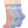 3 Pairs-light Blue Pink Light Purple