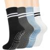 4 Pairs-black White Grey Light Blue