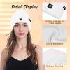 imageAmerican Trends Beanie for Men Women Winter Beanie Hat Cute Smiley Face Beanie Knit Hat Warm Soft Slouchy Beanie SmileyWorldA White