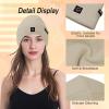 imageAmerican Trends Beanie for Men Women Winter Beanie Hat Cute Smiley Face Beanie Knit Hat Warm Soft Slouchy Beanie SmileyWorldBeige