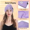 imageAmerican Trends Beanie for Men Women Winter Beanie Hat Cute Smiley Face Beanie Knit Hat Warm Soft Slouchy Beanie SmileyWorldLightpurple